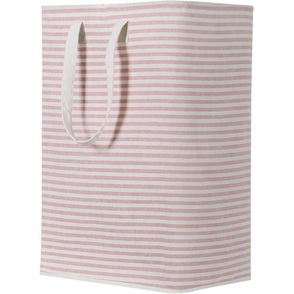 image:imageLifewit 2 Pack Laundry Hamper Large Collapsible Laundry Baskets Freestanding Waterproof Clothes Hamper with Easy Carry Handles in Laundry Room Bedroom Bathroom College Dorm for Adults Grey 2 x 80Lpink