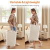 Lifewit 2 Pack Laundry Hamper Large Collapsible Laundry Baskets, Freestanding Waterproof Clothes Hamper with Easy Carry Handles in Laundry Room Bedroom Bathroom College Dorm for Adults, Grey, 2 x 80L(Beige)