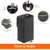 Lifewit Double Laundry Hamper with Lid and Removable Laundry Bags, Large Collapsible 2 Dividers Dirty Clothes Basket with Handles for Bedroom, Laundry Room, Closet, Bathroom, College, 136L Gray(Black)