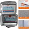 Lifewit Freezable Lunch Box, Insulated Reusable Lunch Bag with 2 Ice Packs, Mini Cooler Snack Bag for Bento Box for Salad, Sandwich, Snacks fo Men Women for Work, Black 5L(Gray)