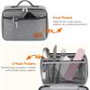 Lifewit Freezable Lunch Box, Insulated Reusable Lunch Bag with 2 Ice Packs, Mini Cooler Snack Bag for Bento Box for Salad, Sandwich, Snacks fo Men Women for Work, Black 5L(Gray)