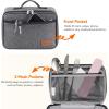 Lifewit Freezable Lunch Box, Insulated Reusable Lunch Bag with 2 Ice Packs, Mini Cooler Snack Bag for Bento Box for Salad, Sandwich, Snacks fo Men Women for Work, Black 5L(Dark Gray)