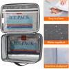 Lifewit Freezable Lunch Box, Insulated Reusable Lunch Bag with 2 Ice Packs, Mini Cooler Snack Bag for Bento Box for Salad, Sandwich, Snacks fo Men Women for Work, Black 5L(Dark Gray)
