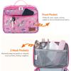Lifewit Freezable Lunch Box, Insulated Reusable Lunch Bag with 2 Ice Packs, Mini Cooler Snack Bag for Bento Box for Salad, Sandwich, Snacks fo Men Women for Work, Black 5L(Pink)