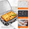 Lifewit Insulated Single Decker Casserole Carrier, Lasagna Lugger Holder for Hot or Cold Food, Fits 9″ x 13″ Baking Dish, Thermal Lunch Tote Bag for Potluck Parties, Picnic and Cookouts, Black(Black)