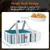Lifewit Insulated Single Decker Casserole Carrier for Hot or Cold Food, Casserole Dish Carrying Case, Lasagna Holder for Potluck Parties, Picnic and Cookouts, Fits 9″x13″ Baking Dish, Grey(Green)