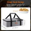 Lifewit Insulated Single Decker Casserole Carrier for Hot or Cold Food, Casserole Dish Carrying Case, Lasagna Holder for Potluck Parties, Picnic and Cookouts, Fits 9″x13″ Baking Dish, Grey(Grey)