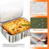 Lifewit Insulated Single Decker Casserole Carrier for Hot or Cold Food, Casserole Dish Carrying Case, Lasagna Holder for Potluck Parties, Picnic and Cookouts, Fits 9″x13″ Baking Dish, Grey(Dark Green)