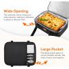 Lifewit Insulated Single Decker Casserole Carrier for Hot or Cold Food, Casserole Dish Carrying Case, Lasagna Holder for Potluck Parties, Picnic and Cookouts, Fits 9″x13″ Baking Dish, Grey(Black)