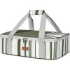 Lifewit Insulated Single Decker Casserole Carrier for Hot or Cold Food, Casserole Dish Carrying Case, Lasagna Holder for Potluck Parties, Picnic and Cookouts, Fits 9″x13″ Baking Dish, Grey(Dark Green)