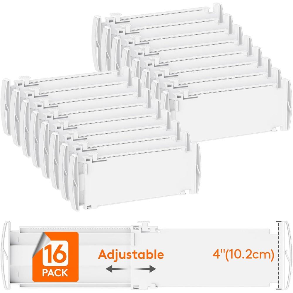 image:imageLifewit 5 Tall 5 Pack Deep Drawer Dividers 30 47cm115185 Expandable Drawer Divider for Clothes White Dresser Drawer Storage Organizers Clothing Drawers Separators for Dresser Kitchen Bedroom16