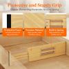 Lifewit 6 Pack 6″ Deep Bamboo Drawer Dividers, 17.5-22″ Expandable Drawer Organisers for Clothes, Adjustable Dresser Drawer Divider, Clothing Drawers Separators for Dresser, Bedroom, Bathroom, Office(5)