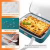 Lifewit Insulated Double Decker Casserole Carrier, Expandable Lasagna Lugger Tote Bag for Hot or Cold Food, Fits 9″ x 13″ Baking Dish for Potluck Parties, Picnic and Cookouts, Grey(Green)