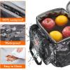 Lifewit Large Lunch Bag Insulated Lunch Box Soft Cooler Cooling Tote for Adult Men Women, Dark Blue 12-Can (9L)(Black Camo)