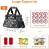 Lifewit Large Lunch Bag Insulated Lunch Box Soft Cooler Cooling Tote for Adult Men Women, Dark Blue 12-Can (9L)(Black Camo)