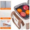 Lifewit Large Lunch Bag Insulated Lunch Box Soft Cooler Cooling Tote for Adult Men Women, Dark Blue 12-Can (9L)(Cream)