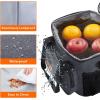 Lifewit Large Lunch Bag Insulated Lunch Box Soft Cooler Cooling Tote for Adult Men Women, Dark Blue 12-Can (9L)(Dark Gray)