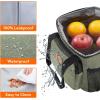 Lifewit Large Lunch Bag Insulated Lunch Box Soft Cooler Cooling Tote for Adult Men Women, Dark Blue 12-Can (9L)(Dark Green)