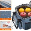 Lifewit Large Lunch Bag Insulated Lunch Box Soft Cooler Cooling Tote for Adult Men Women, Dark Blue 12-Can (9L)(Light Blue)