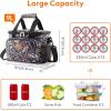 Lifewit Large Lunch Bag Insulated Lunch Box Soft Cooler Cooling Tote for Adult Men Women, Dark Blue 12-Can (9L)(Paisley)