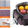 Lifewit Large Lunch Bag Insulated Lunch Box Soft Cooler Cooling Tote for Adult Men Women, Dark Blue 12-Can (9L)(Purple)