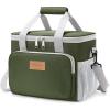 Lifewit Large Lunch Bag Insulated Lunch Box Soft Cooler Cooling Tote for Adult Men Women, Dark Blue 12-Can (9L)(Gray & Green)