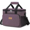 Lifewit Large Lunch Bag Insulated Lunch Box Soft Cooler Cooling Tote for Adult Men Women, Dark Blue 12-Can (9L)(Purple)