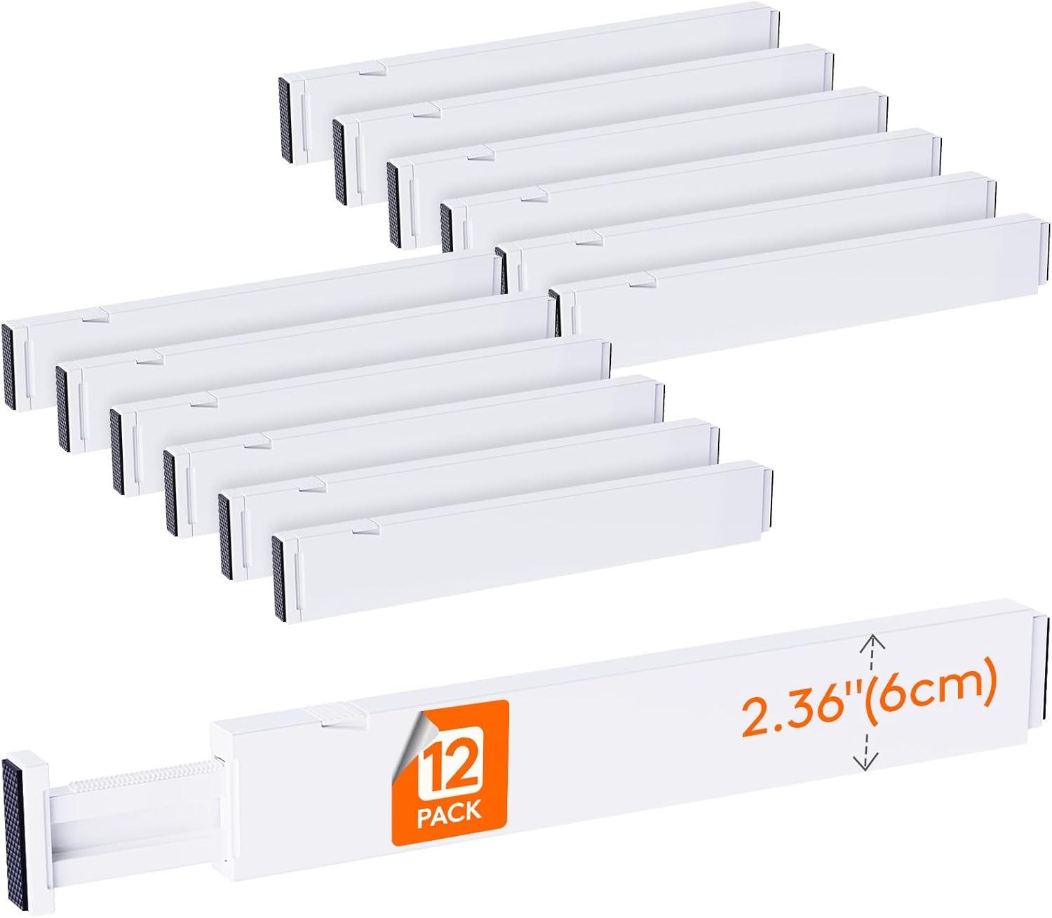 image:imageLifewit 5 Pack Clothes Drawer Dividers 236 High 1117 Adjustable Drawer Organizer for ClothingMakeup Plastic Expandable Separators in KitchenDresserBathroomOffice Organization amp Storage12
