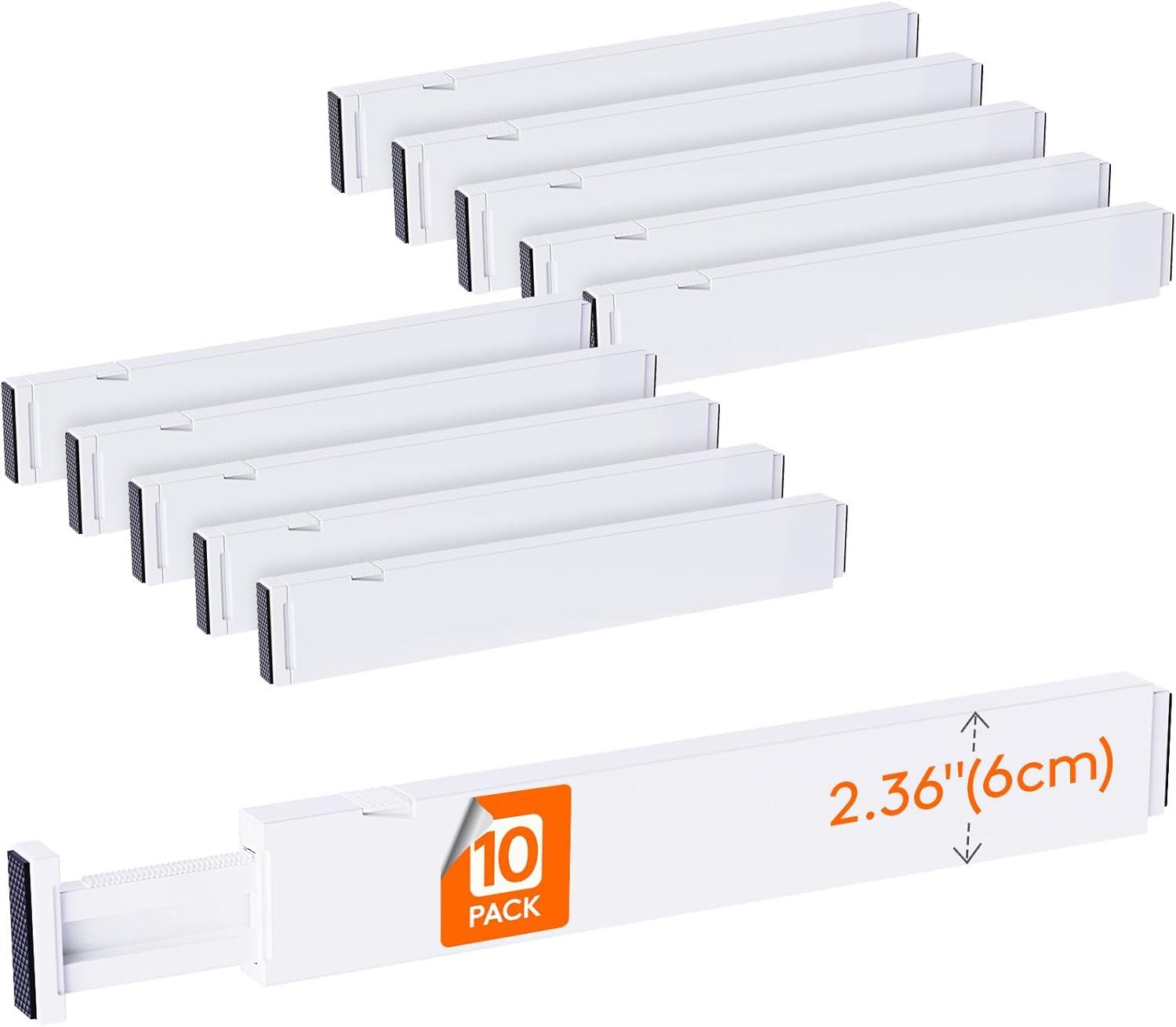 image:imageLifewit 5 Pack Clothes Drawer Dividers 236 High 1117 Adjustable Drawer Organizer for ClothingMakeup Plastic Expandable Separators in KitchenDresserBathroomOffice Organization amp Storage10