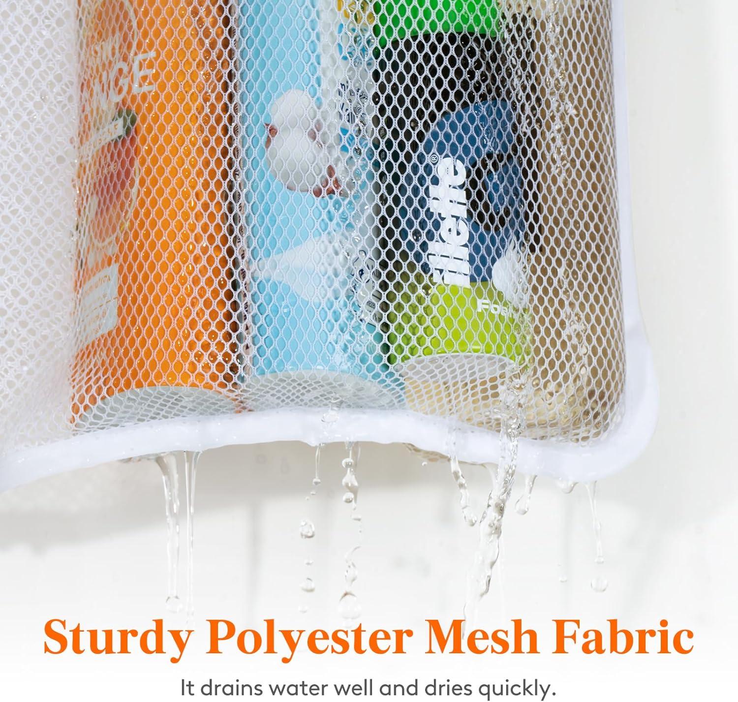 image:imageLifewit Mesh Shower Caddy 7 Pockets Hanging Shower Organizer with Quick Drying Mesh Portable Space Saving Bathroom Organizer to Hold Soap Shampoo and Cruise Ship Essentials White 2 Pack2