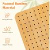 Lifewit 11.8″ Crochet Blocking Board with 20 Pegs, Bamboo Granny Square Blocking Board for Crochet Projects, Blocking Mats for Knitting, Crocheting Accessories Gifts for Crocheters(5.9″)