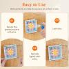 Lifewit 11.8″ Crochet Blocking Board with 20 Pegs, Bamboo Granny Square Blocking Board for Crochet Projects, Blocking Mats for Knitting, Crocheting Accessories Gifts for Crocheters(14.4″)