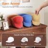 Lifewit 3 Pack Hat Organizer for Baseball Caps, Hat Storage Rack for 21 Ball Caps, Hat Stand Shelf for Trucker Hat and Golf Cap in Closet, Bedroom, Dresser, Clear(Clear)