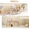 Lifewit 4 Tier Perfume Stand Organizer for Women, Plastic Display Riser, Tool-Free Assembly, Fragrance Makeup Cosmetics Shelf for Vanity Bedroom Bathroom Storage Organization, Clear, 9 Inch, 1 Pcs(Clear)