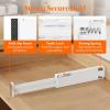 Lifewit 5 Pack Clothes Drawer Dividers 2.36″ High, 11″-17″ Adjustable Drawer Organizer for Clothing/Makeup, Plastic Expandable Separators in Kitchen/Dresser/Bathroom/Office Organization & Storage(4)