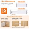 Lifewit 5 Pack Clothes Drawer Dividers 2.36″ High, 11″-17″ Adjustable Drawer Organizer for Clothing/Makeup, Plastic Expandable Separators in Kitchen/Dresser/Bathroom/Office Organization & Storage(16)