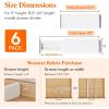 Lifewit 5 Pack Clothes Drawer Dividers 2.36″ High, 11″-17″ Adjustable Drawer Organizer for Clothing/Makeup, Plastic Expandable Separators in Kitchen/Dresser/Bathroom/Office Organization & Storage(6)