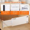 Lifewit 5 Pack Clothes Drawer Dividers 2.36″ High, 11″-17″ Adjustable Drawer Organizer for Clothing/Makeup, Plastic Expandable Separators in Kitchen/Dresser/Bathroom/Office Organization & Storage(9)