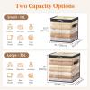 Lifewit 6 Pack Clear Clothes Storage Bags, 60L Plastic Blanket Vinyl Foldable Moving Bags with Zipper, Closet Organizers and Storage Containers for Bedding, Duvet, Pillow(4)