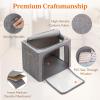 Lifewit Clothes Storage Bins with Metal Frame, Stackable Storage Box, Foldable Clothing Storage Bins with Lids, 40L Storage Bags Fabric Box Organizer with Clear Window＆ Zippers＆ Sturdy Handles 4 Pack(3)
