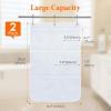 Lifewit Mesh Shower Caddy, 7 Pockets Hanging Shower Organizer with Quick Drying Mesh, Portable Space Saving Bathroom Organizer to Hold Soap, Shampoo and Cruise Ship Essentials, White, 2 Pack(2)