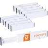 Lifewit 5 Pack Clothes Drawer Dividers 2.36″ High, 11″-17″ Adjustable Drawer Organizer for Clothing/Makeup, Plastic Expandable Separators in Kitchen/Dresser/Bathroom/Office Organization & Storage(10)