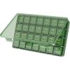 Lifewit Monthly Pill Organizer, 28 Day Pill Box, 4 Weeks One Month Vitamin Cases, Large Compartments Medicine Organizer for Fish Oils, Supplements, 28 Grids, Black(Green)