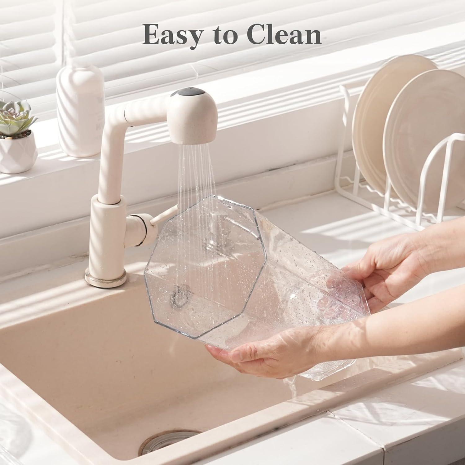 image:imageLifewit 1 Gallon Plastic Drink Dispenser for Parties Clear Beverage Container for JuiceTeaSoda Drink Pitcher with Leakproof Spigot BPA Free Lemonade Stand Supplies1