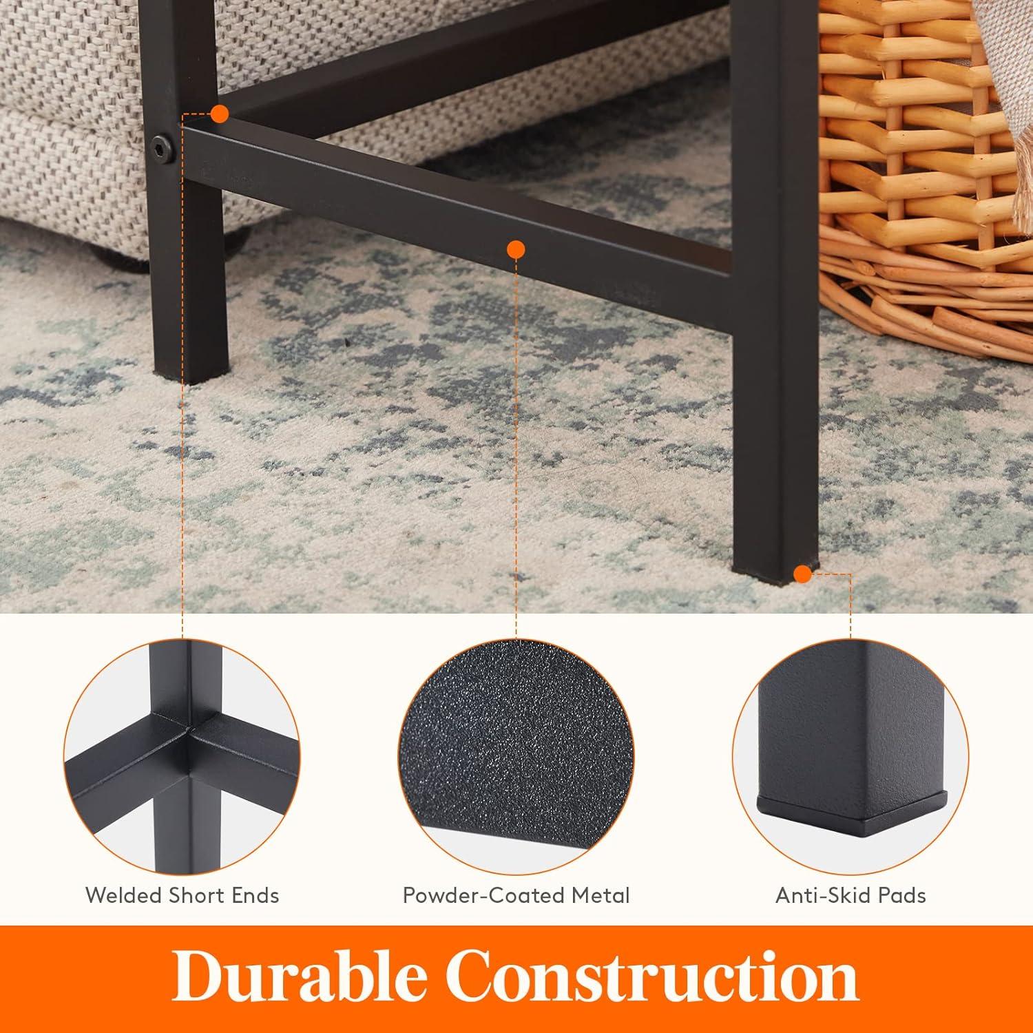 image:imageLifewit 394 Inch Console Table Narrow Sofa Table with Metal Frame for Living Room Industrial Entryway Table for Hallway Entrance Office Corridor Behind Sofa Grey OakLight Oak