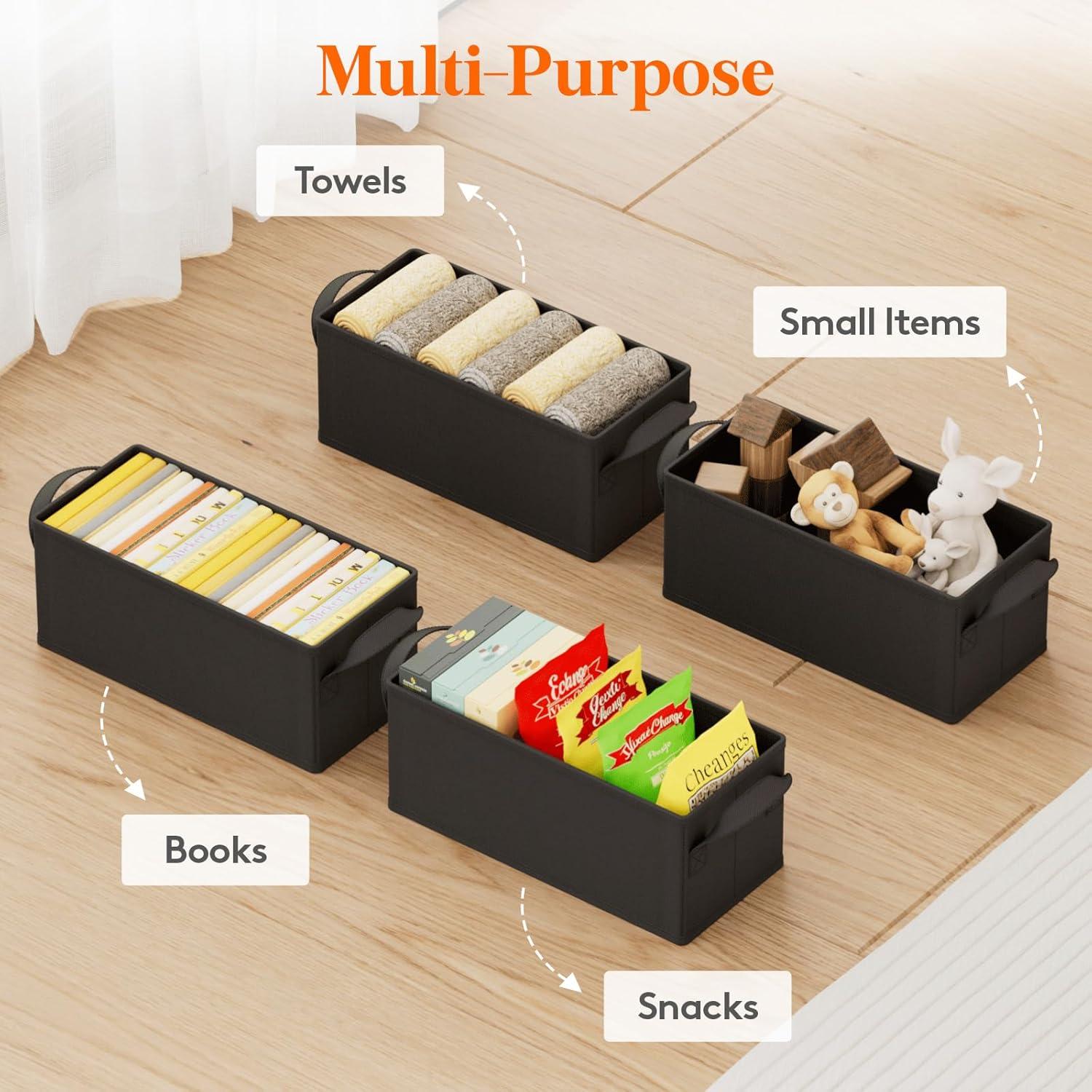 image:imageLifewit CD Storage Box Stackable CD Case Holder Organizer Foldable CDs Container with Lid Handles Media Organizer Bin for Albums 132 L x 59 W x 53 H Holds up to 120 PCS CDs 30 Each 4 Pack4
