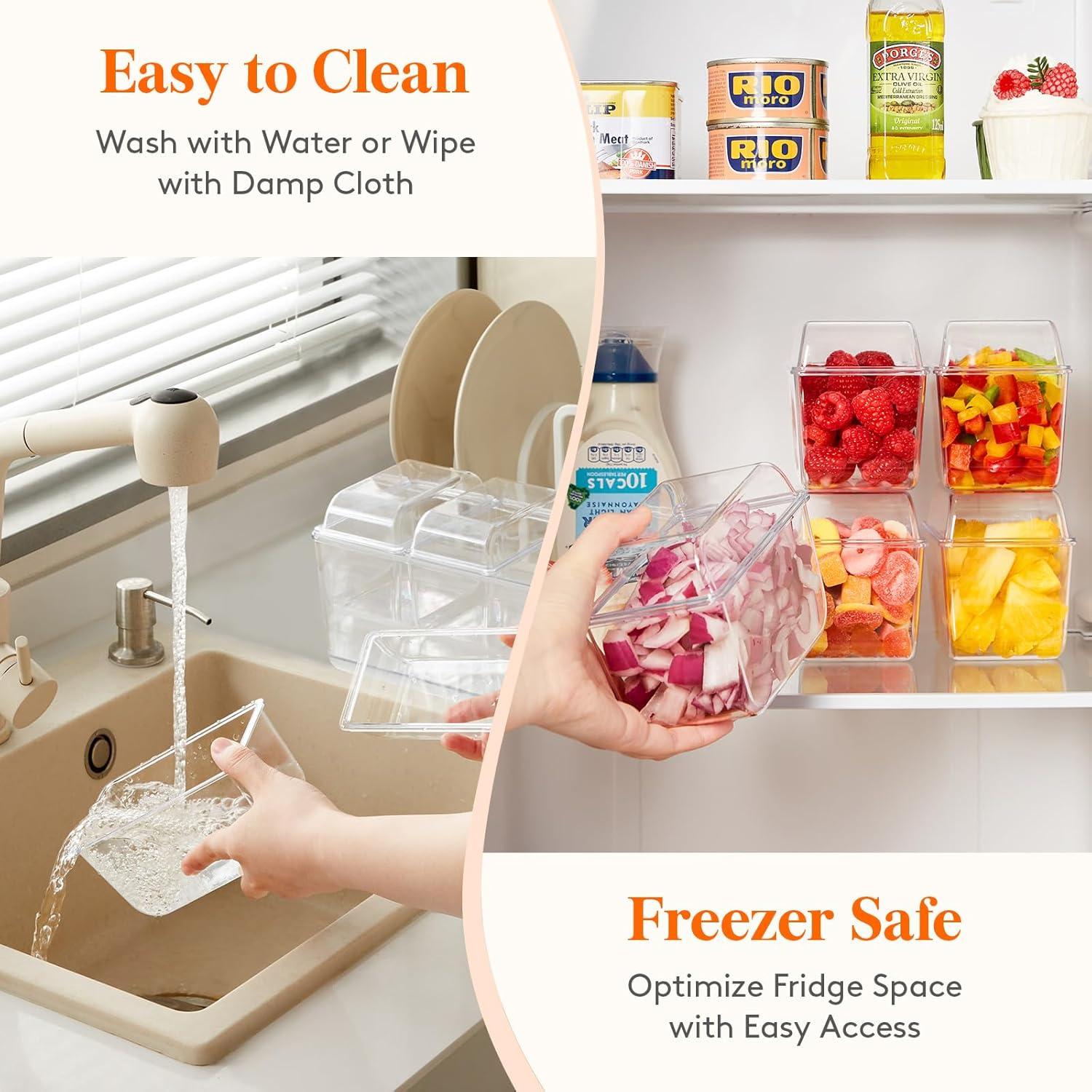 image:imageLifewit Ice Chilled Condiment Caddy with 4 Containers25 cup Condiment Server with Separate Lids Serving Tray Platter with Removable Dishes for Bar Accessories Fruit Salad Taco Party Garnishwithout Accessories
