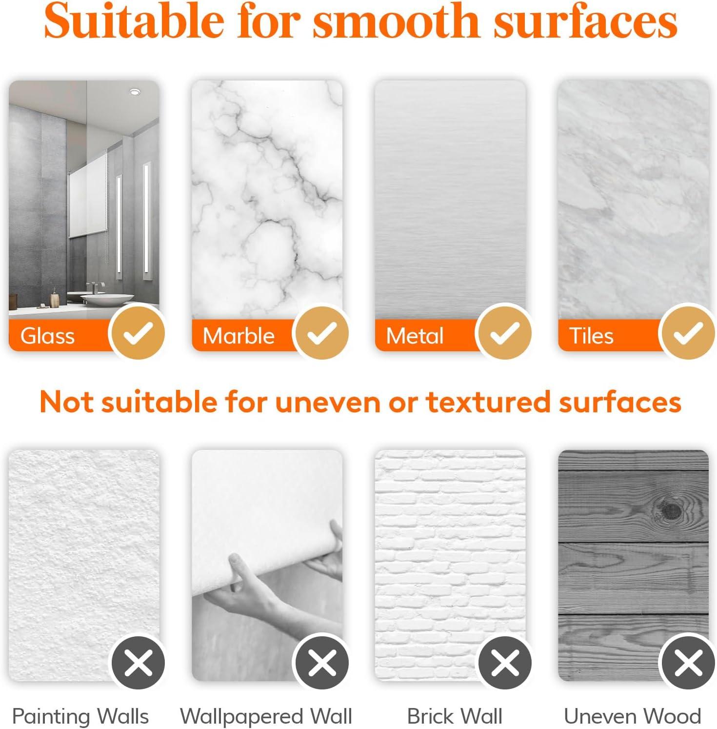 image:imageLifewit Shower Caddy Suction Cup NODrilling Bathroom Organizers and Storage Rack for Inside Shower Plastic Removable Shower Shelves for Shampoo Strong Vacuum Suction 10inch26cm Long 2 Pack2