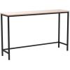 Lifewit 39.4 Inch Console Table Narrow Sofa Table with Metal Frame for Living Room Industrial Entryway Table for Hallway, Entrance, Office, Corridor, Behind Sofa, Grey Oak(Light Oak)