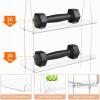 Lifewit 3-Tier Window Plant Shelves 15 inch, Acrylic Adjustable Hanging Floating Shelf, Window Sill Extender for Indoor Succulent Plants, Micro Greens, Seed Starter Pots, Herb Planters(1)